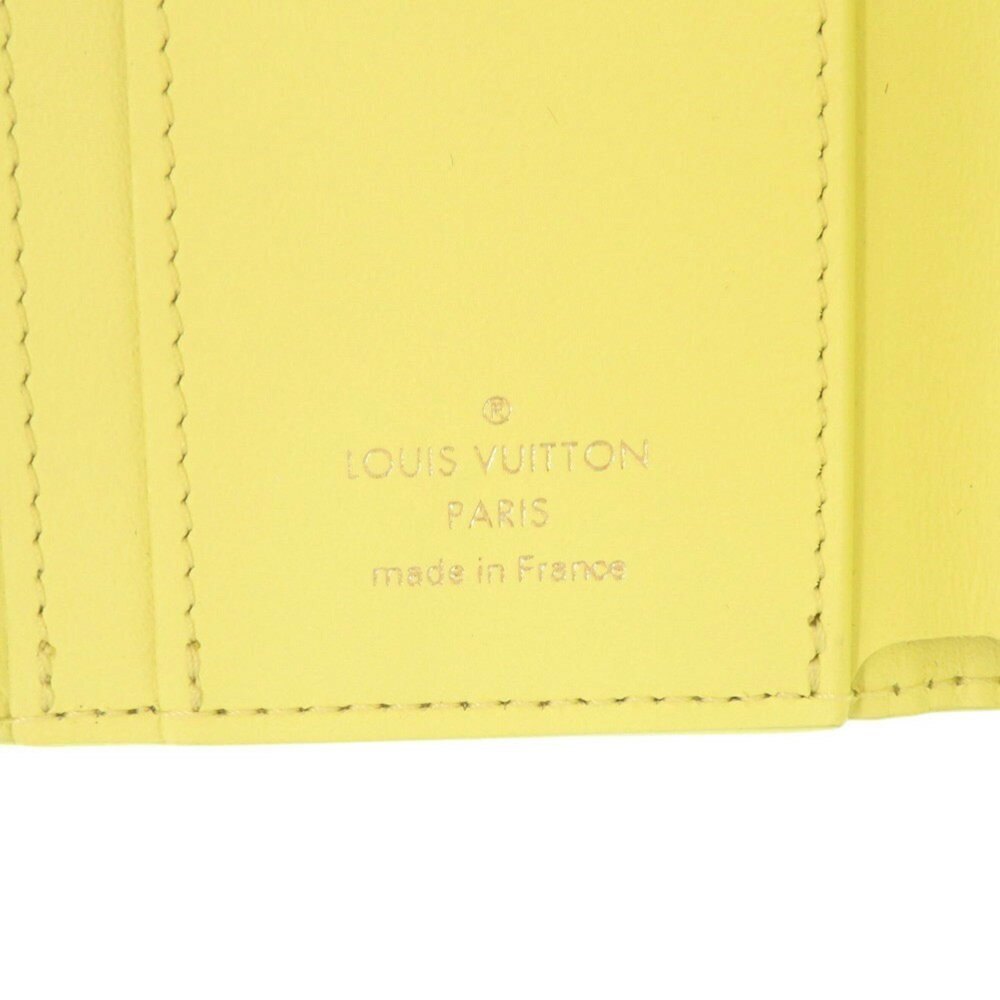 LOUIS VUITTON Yellow Leather Wallet - Picture 9 of 9